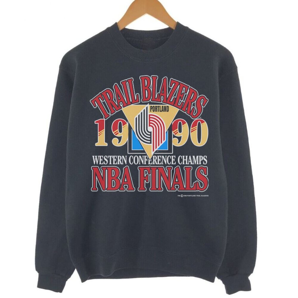 Vintage Portland Trail Blazers Basketball Sweatshirt, Blazers NBA Finals Shirt
